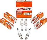 Autolite 685 Copper Resistor Automotive Replacement Spark Plugs (4 Pack)