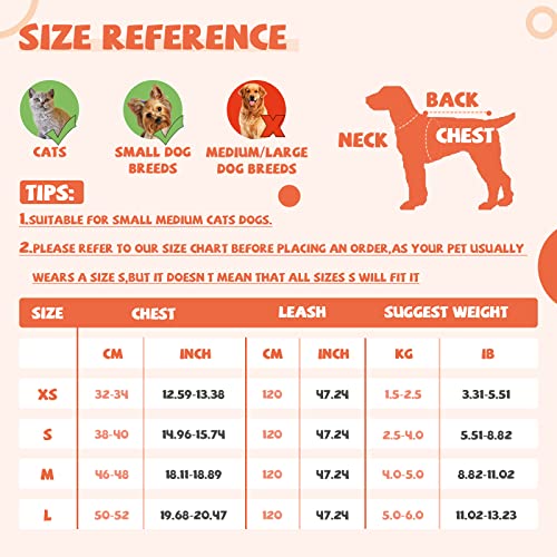 Baejmjk Dog Dress Bowknot Harness Leash Set For Small Dogs Cats Daisy Floral Girl Dog Dresses Cute Puppy Princess Clothes Pet Doggy Outfits Spring Summer Breathable Dresses(Pink,X-Small) #TOP1