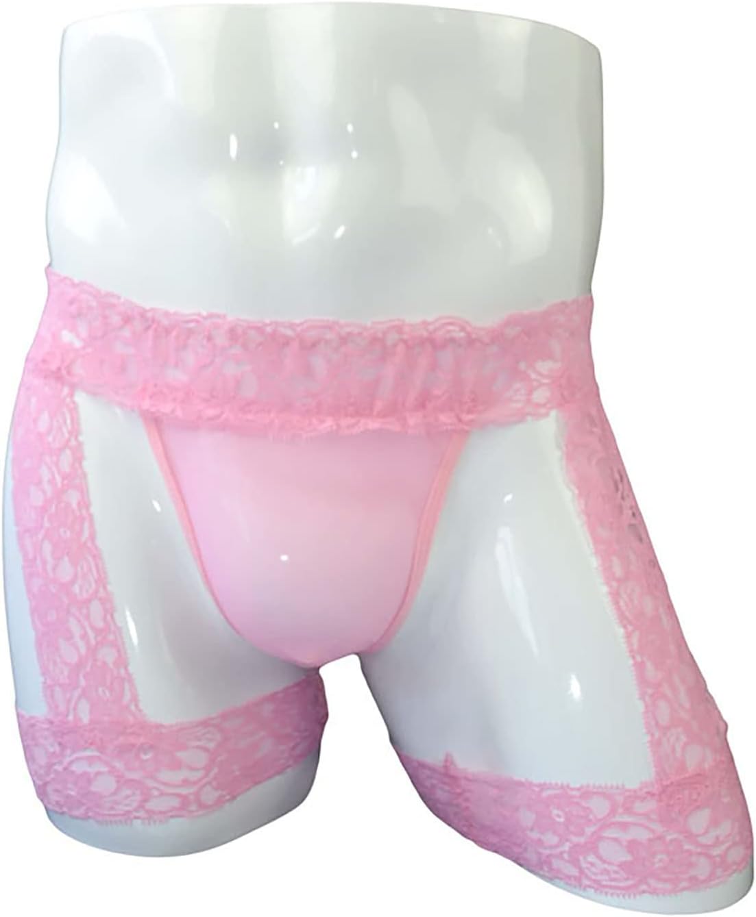 eywlwaar Men's Lace Lingerie Underwear Sexy Sissy Thongs Panties Boxer briefs - Image 4