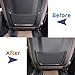2pcs Carbon Fiber ABS For BMW X3 G01 2018 2019 2020 Car Seat Net Decoration Frame Trim Accessories