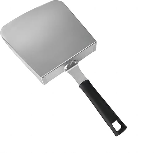 Miniatura 6 de Cuchara grande para cocinar tipo Hibachi. Pala de comida de acero inoxidable para huevos revueltos y arroz frito. Mover de alimentos para parrilla