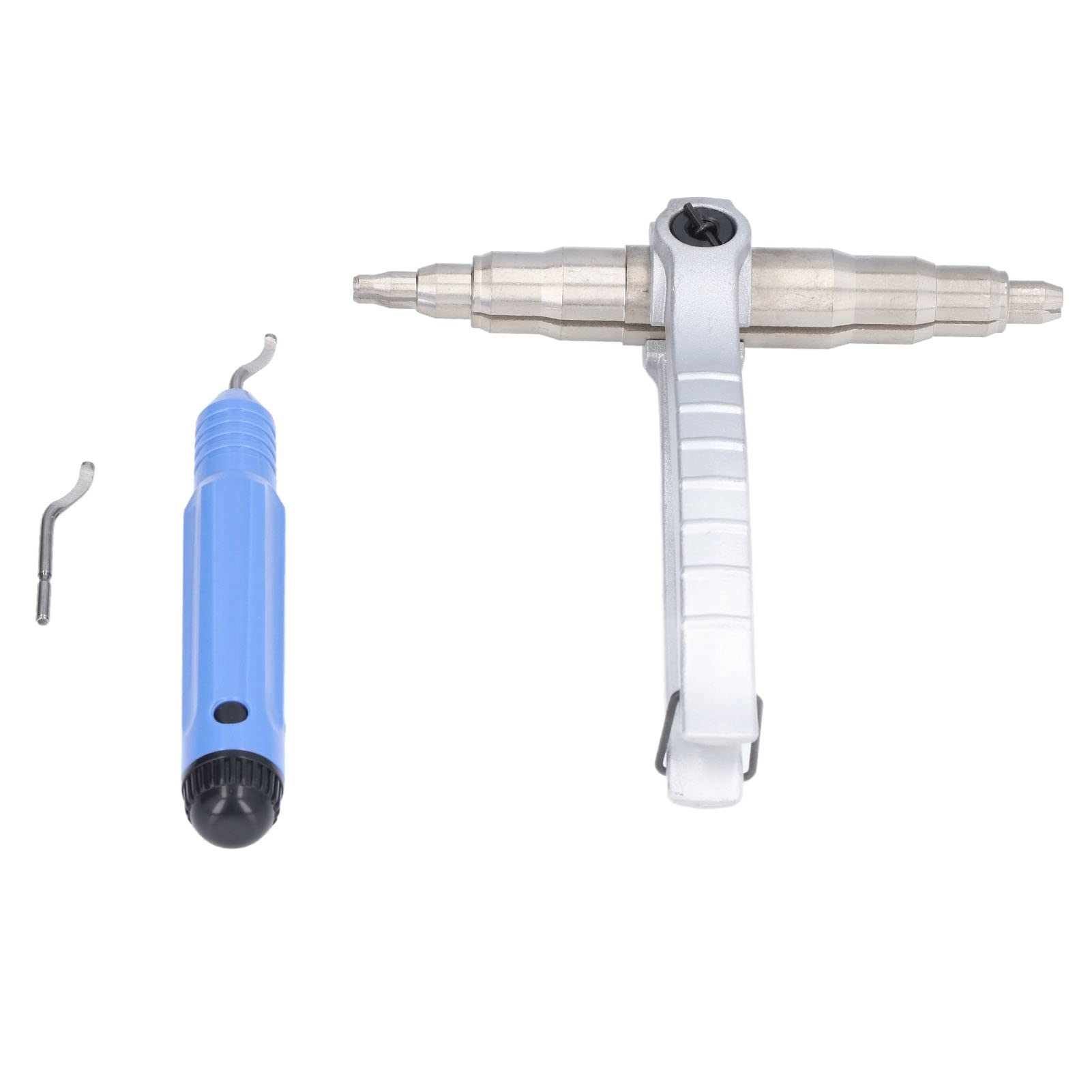 Pipe Expander Tool, Copper Flaring Tool Hand Expanding Tool Universal Hand Refrigeration Tools Copper Pipe Tube Expander Pipe Tube Expander Swaging Tool with Deburring Tools 6~22mm