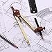 Mr. Pen- Compass for Geometry, Gold, Compass with Pencil, Drawing Compass Drawing Tool, Math Compass, Drafting Tools, Drawing Tools, Geometry Compass, Circle Drawing Tool, Geometry Set