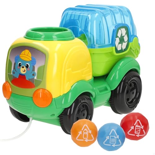 Camion de recyclage interactif winfun avec 3 boules et traction