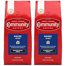 Community Coffee House Blend Medium Dark Roast Ground Coffee, 32 Ounce Bag Pack of 2