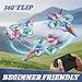 4DRC Foam Remote Control Airplanes for Kids Adults, RC Plane Airplane Toys for Boys Kids Beginners, RC Planes Fighter Jet Helicopter Drones for Kids Adults, 360° Flip Easy to Fly