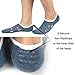 Mottee&Zconia Womens No Show Low Cut Ankle Sock Cotton Mesh Top Colors Ventilation Non-Slide Socks 6Pack Size5-8