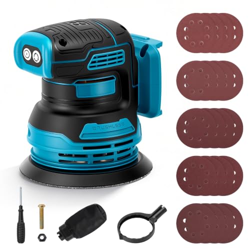 Image of Normodic Cordless Random Orbital Sander Compatible with Makita 18V Battery