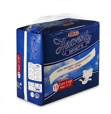 Stay Dry with Our Super Comfort Adult Diapers Dry 24 7 Dependable Protection with New Absorption Technology (Large) - 15 count