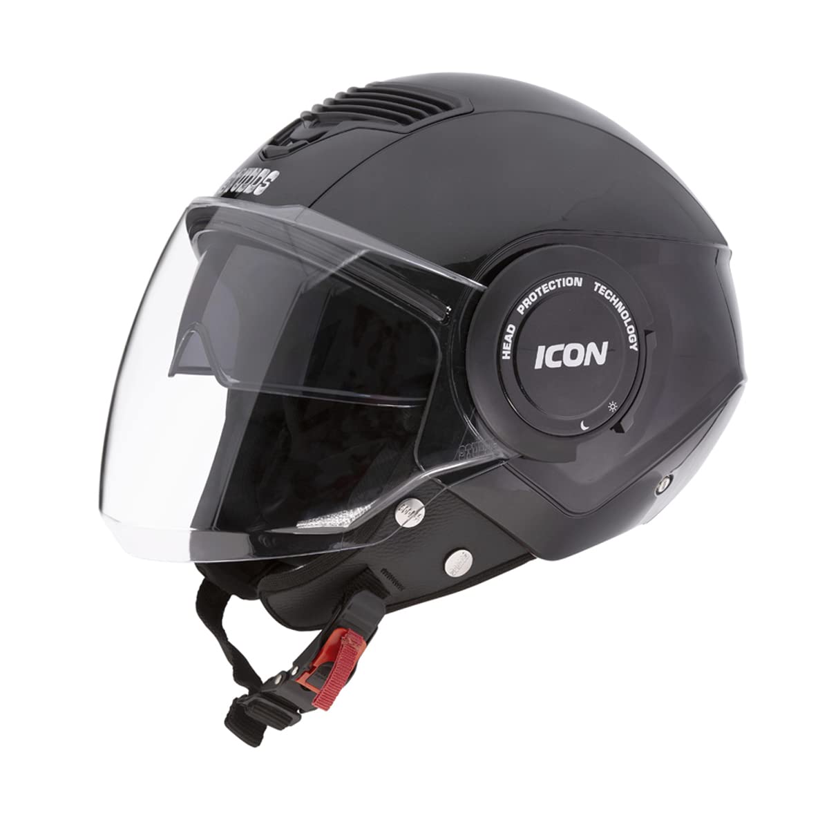 STUDDS ICON Open FACE Helmet Black-XL-picture-11