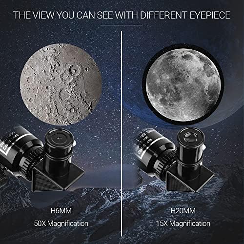 Telescope for Kids, NACATIN 70mm Aperture Childs Telescope Refractor Astronomical Adjustable Tripod Telescope for Kids Adults Beginners, with Smartphone Adapter and Wireless Remote