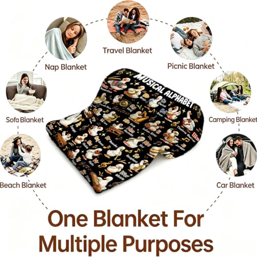 Audumbara Music Blanket Musical Instrument Gifts for Music Lovers 40''x50'' - image 7