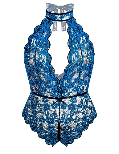 Image of Avidlove Plus Size Lingerie for Women Lace Bodysuit Teddy Babydoll