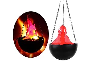 Mini Hanging Flame Light: Illuminate Your Ambiance with a Flickering Faux Fire
