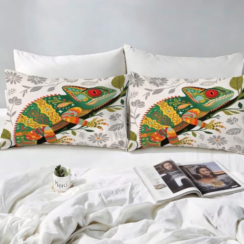 Housse de couette 140x200 caméléon anti repassage facile