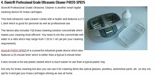 Isonic P4820-WPB Commercial Ultrasonic Cleaner thumb #3