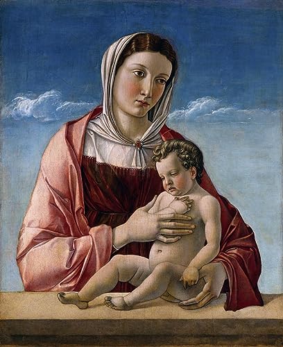 Moderne Art Murale Impression Vierge à l'enfant contre les murs vides