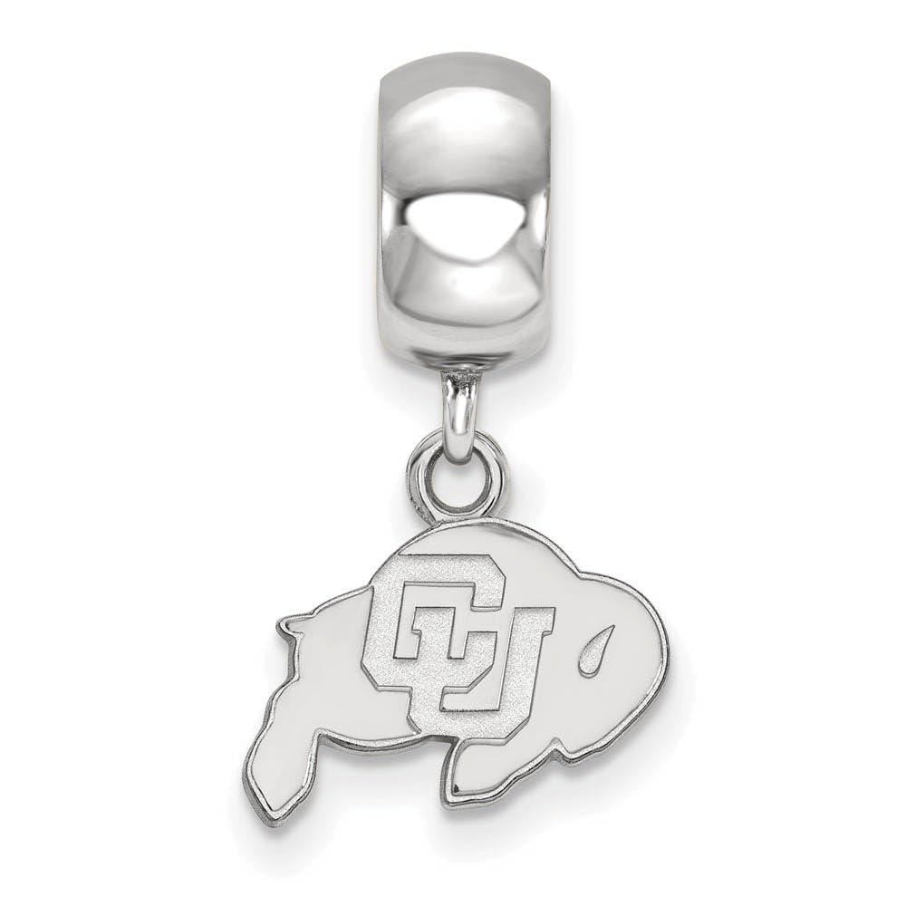 Sterling Silver University of Colorado XS Logo Dangle Bead Charm