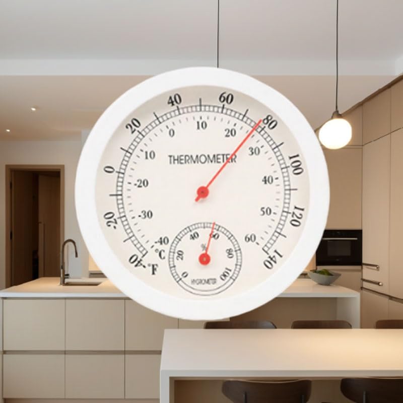 Dial Pointer Type Indoor Wall Mounted Freestanding Purpose Temperature Gauge