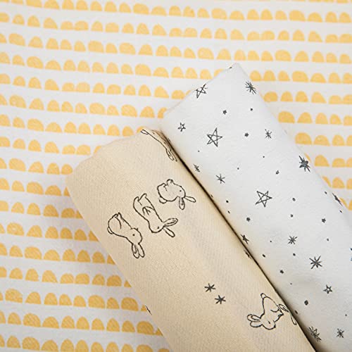 Papi Textil Cueiro Flanel Papi Compose Estampado Para Bebê 80Cm X 80Cm Contém 03 Un