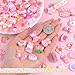 60Pcs Pink Slime Charms Assorted Cute Jelly Embellishments Bulk, Random Kawaii Accessories, Flatback Ornament Resin Charms for Phone Junk Cases,Hairpins Scrapbooking Crafting & DIY Decoration