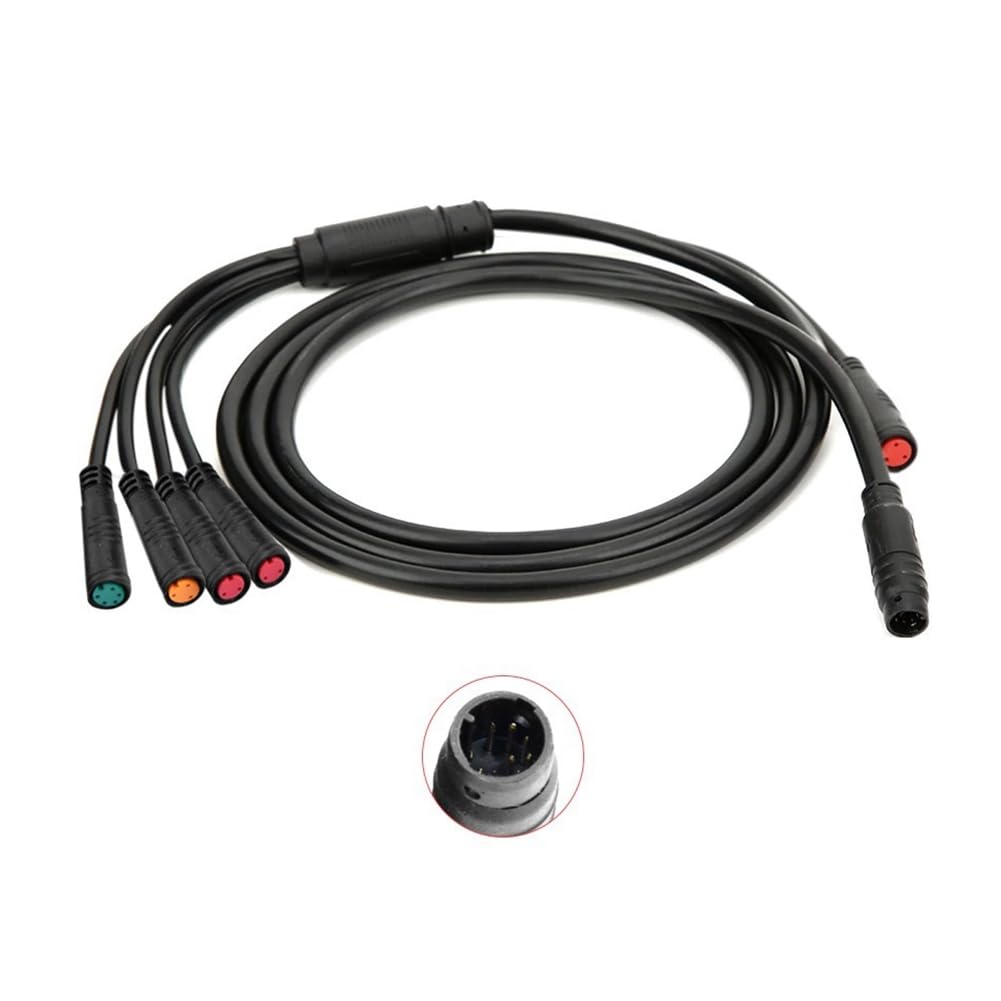 Wanjorlay Waterproof 9Pin Main Cable for Electric Bike Controller Dashboard Connection Cable 2PIN+3PIN+5PIN for Some KT Controller