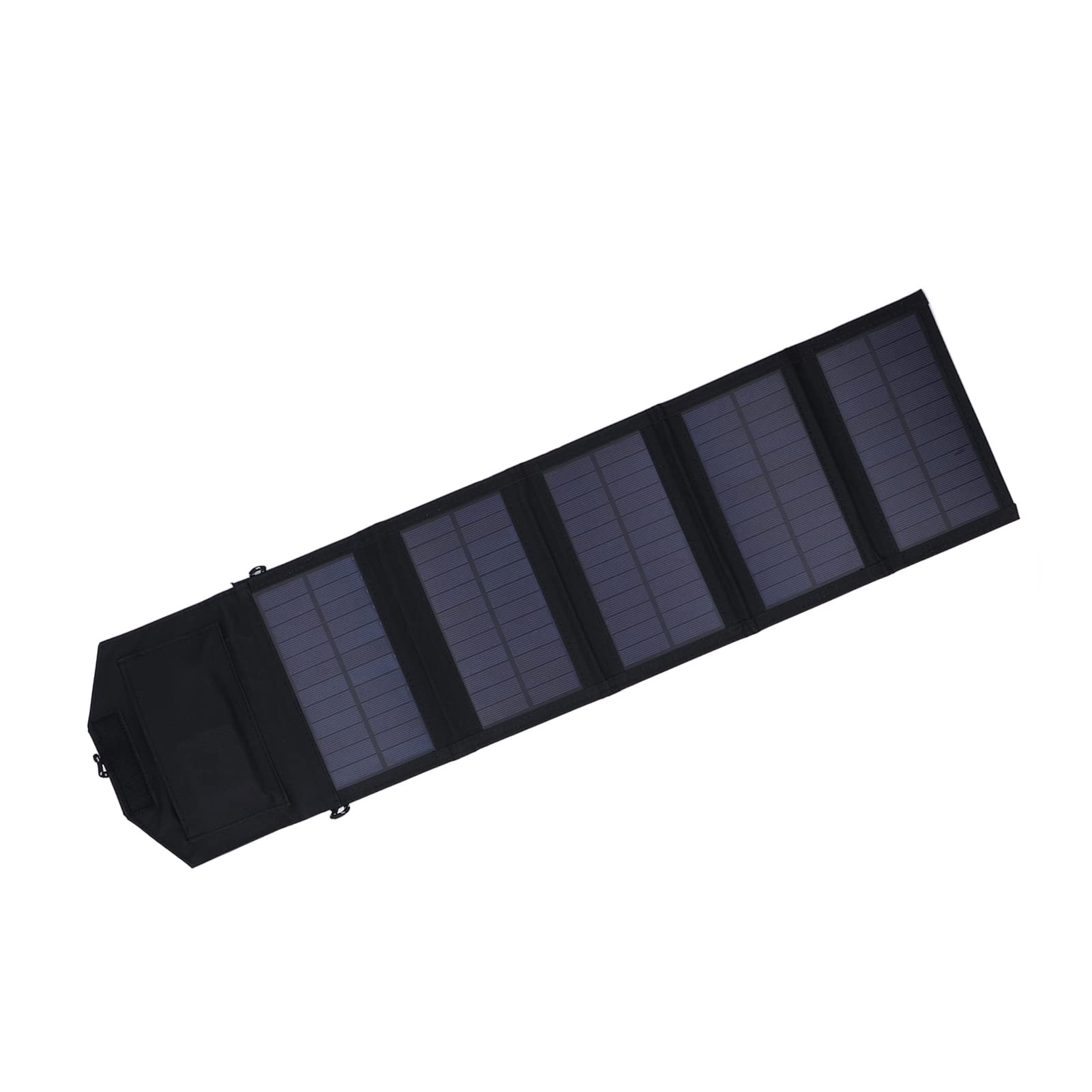 Chargeur Portable à Panneau Solaire Pliant Haute efficacité pour Téléphones Mobiles pour Camping Randonnée Silicium Monocristallin/27,36 X 7,28 pouces/