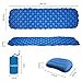 Camping Sleeping Pad - Ultralight Inflatable Camping Mat & Travel Pillow for Backpacking, Traveling and Hiking Outdoor Air Mattress - Light and Compact