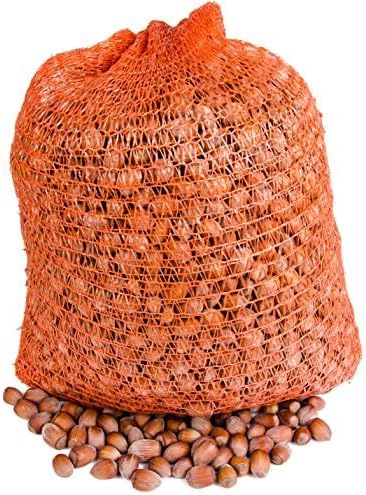 Natural Food Raw Hazelnuts in Shell from Poland – Raw – Fresh – Premium – Vegan – Natural – Untreated – Valuable Essential Fatty Acids – for Muesli, Desserts or Salads – Package: 25 kg