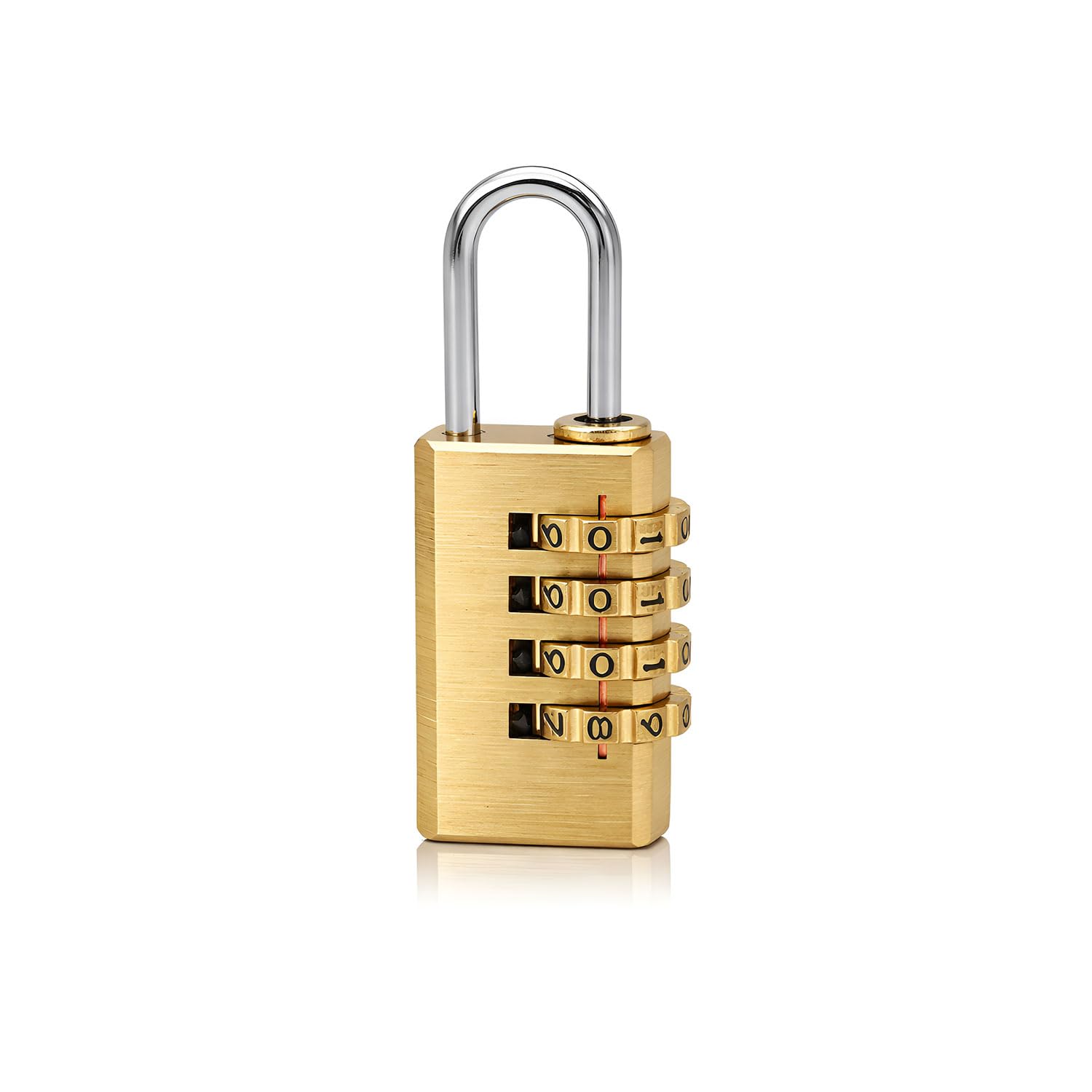 Volo 4 Digit Brass Re-Settable Combination Padlock/Password Lock/resettable Combination Lock for Travel Bags, Travel Lock, Luggage Lock (Pack of 4) — Amazon image 10