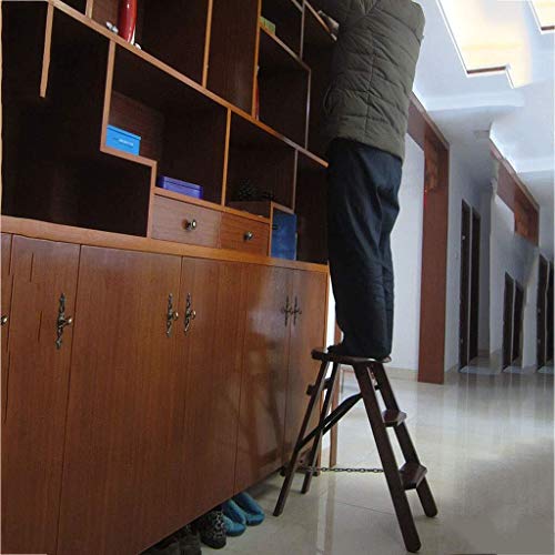 Sillas de escalera y taburete redondo multifunción plegable para decoración y uso doméstico 5