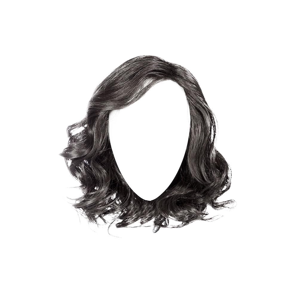 Hairdo Softly Spiraled Shoulder-Length Glamorous Soft Curls Wig by Hairuwear, Average Cap, RL511 Sugar And Charcoal