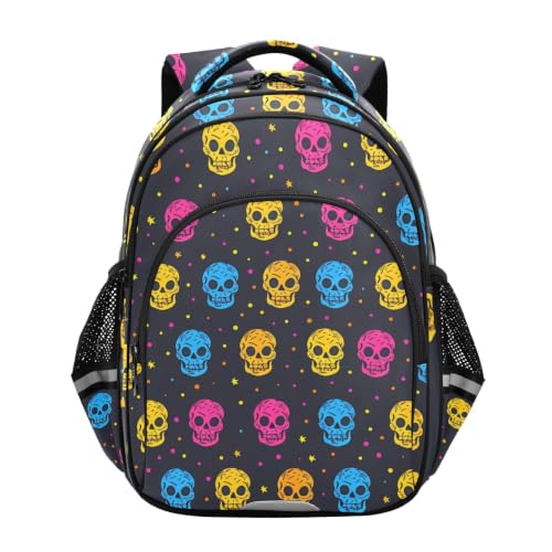 Sac pour tout-petits et cartable scolaire crânes lumineux enfant 3-12 ans