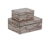 art deco cabinet hinges Inspirado en la serenidad feliz y el encanto del mar, donde los tonos relajantes y las texturas naturales aportan encanto sin esfuerzo al hogar. El juego de joyero de concha cuenta con marcos de tablero de fibra de densidad media y cubiertas de concha de mejillón. Caja decorativa de madera con tapa viene en un acabado de rayas negras y bronceadas. La caja decorativa con incrustaciones de madera blanca y nácar cuenta con un patrón de borde de concha de mejillón para un aspecto elegante. Este artículo mide 12 pulgadas de largo x 9 pulgadas de ancho x 5 pulgadas de alto, 8 pulgadas de largo x 6 pulgadas de ancho x 3 pulgadas de alto, y pesa 5 libras