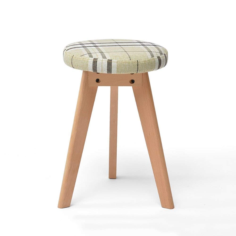 Tabouret de maquillage en tissu créatif pour chambre à coucher