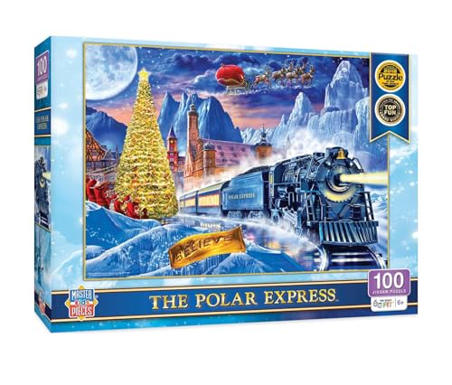 MasterPieces 100 Piece Christmas Jigsaw Puzzle for Kids - The Polar Express - 14