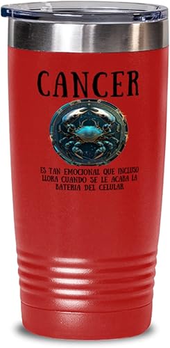 Miniatura 1 de Signo Zodiacal Aries  Regalo para ahijado, hijo, mama, papa Vaso 20oz rojo