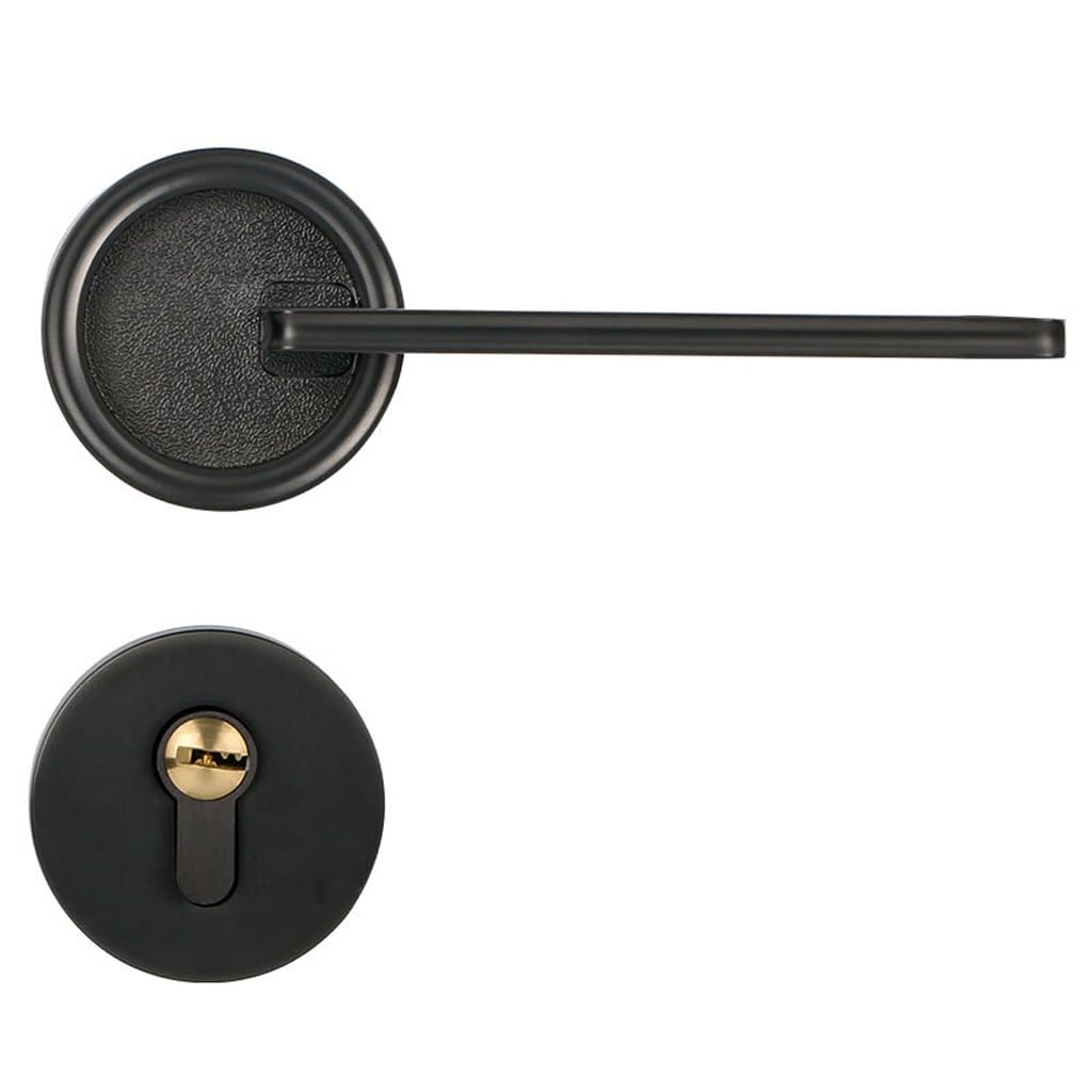 Serrure de porte de chambre moderne avec poignée intérieure de meubles intégrée