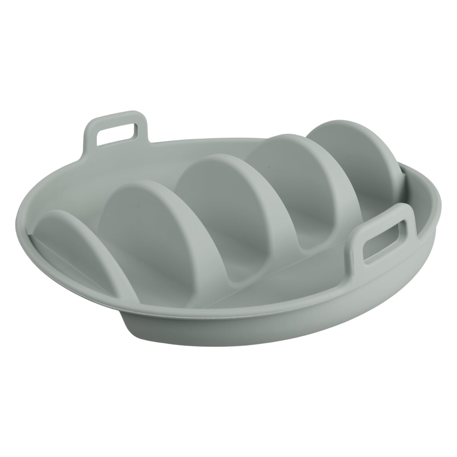 Kalttoy Tacos Serving Tray with Dividers Keep Fillings Intact Tacos Stand Ideal for Casual Dining Event Dishwasher Safe Stand