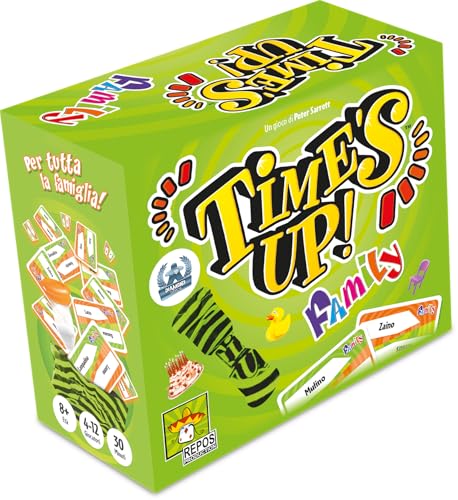 Asmodee Time's Up Family, Jeu de société Version Soft Box, 4-12 Joueurs, 8+ Ans, édition en Italien