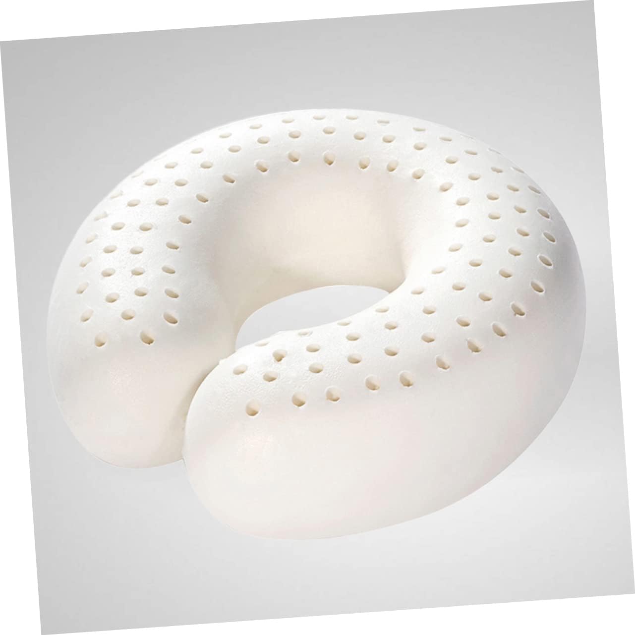 U Shaped Natural Latex Neck Protection Pillow for Travel and Home Use - Ergonomic Neck Support Cushion for Comfort and Relief