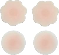 Vista 1 de Thin Pasties - Cubiertas adhesivas reutilizables de silicona para pezones (2 pares)