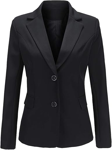 black smart jacket womens