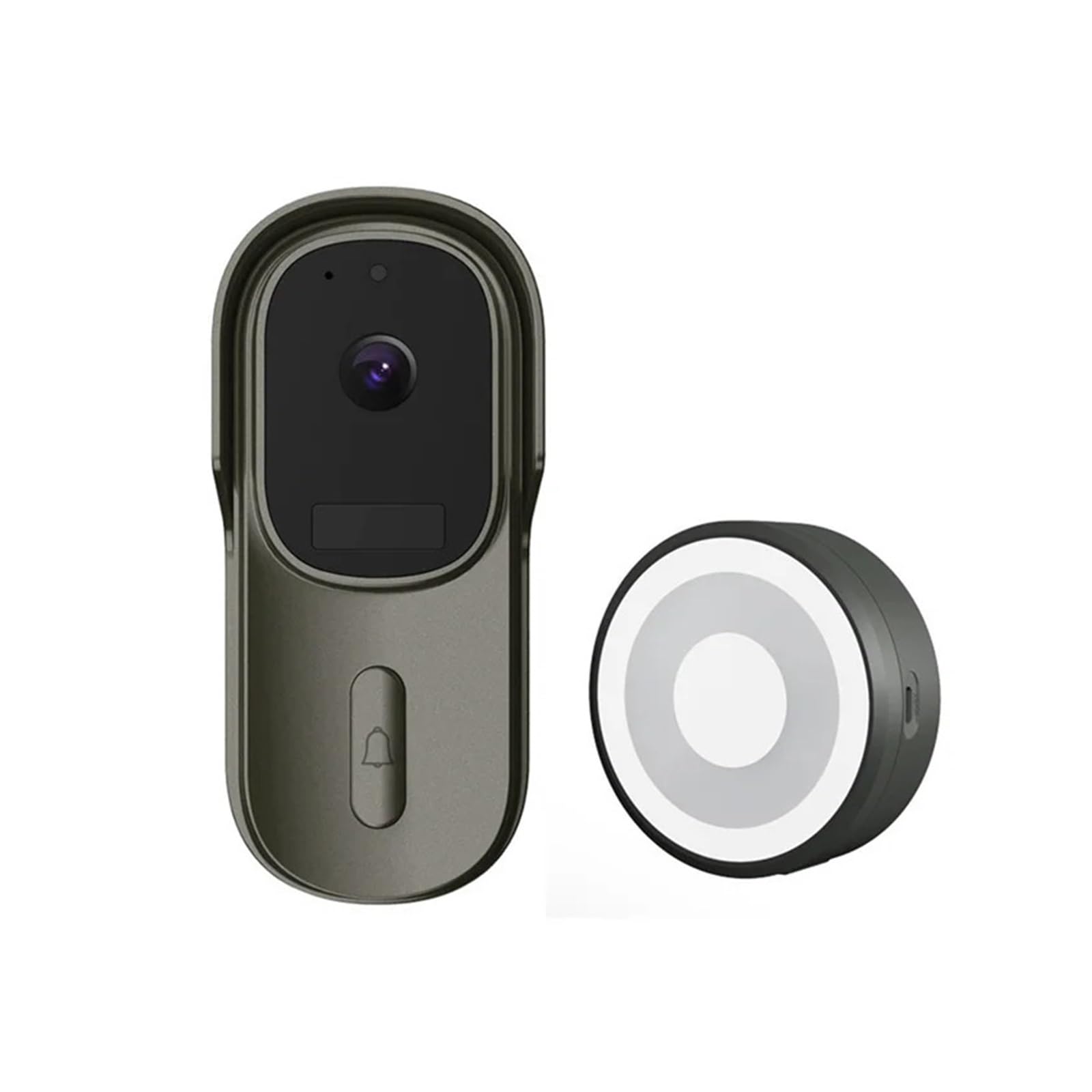 Sonnette Wi-FI Tuya Smart Life avec Application 1080P, 2MP, Grand Angle de Vision, interphone et vidéo étanche IP65 Grand Angle