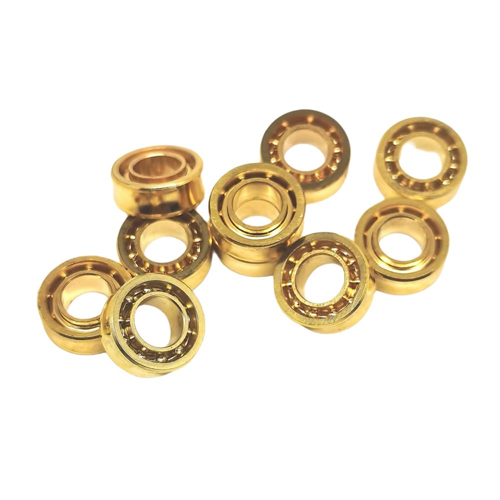 10 Stück Yoyo-Lager R188 Lager Professionelles Extra Langes, Leises YOYO-Lager YoYo-Ersatzlagerteile Gold