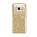 Speck Products Presido Clear + Glitter Cell Phone Case for Samsung Galaxy S8 - Clear With Gold Glitter/Clear
