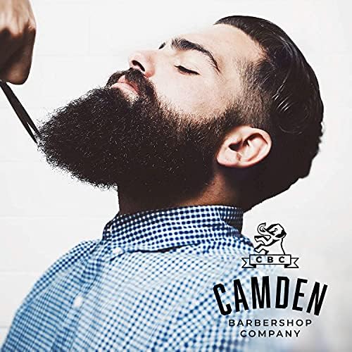 Ultralight Bartkamm von Camden Barbershop Company ? Birnbaumholz ? inkl. Etui ? für die tägliche Bartpflege & das Auftragen von Bartöl/Beard Balm ?