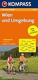  Wien und Umgebung: Fahrrad- und Mountainbikekarte. GPS-genau. 1:70000.: Rad, Mountainbike. Höhenlinien. GPS-genau. Reiß- u. wasserfest (KOMPASS-Fahrradkarten International, Band 3201)