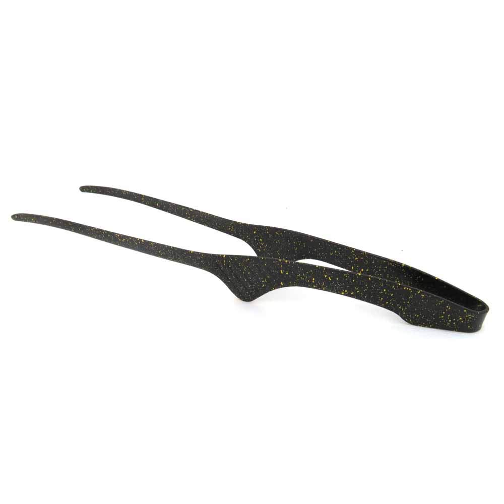 TKG Japanese Clever Tongs, Black Gold 18-0
