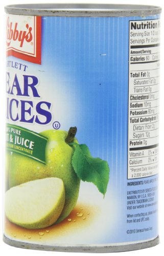 Libby's Pears Sliced In Pear Juices Concentrate, 15-Ounces Cans (Pack Of 12) #TOP1